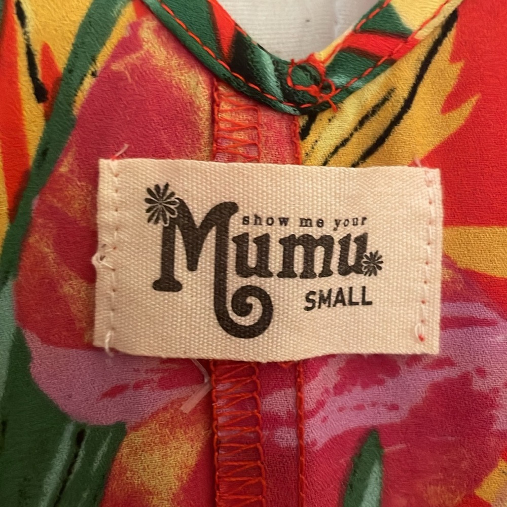 Show Me Your MuMu Kiersten Tropical Tango Maxi Dress, size Small - Picture 5 of 8